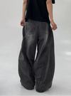 2000s Easy Japanese Style Bell Leg Denim