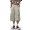 Metro Easy Cut Utility Wide Leg Denim Shorts