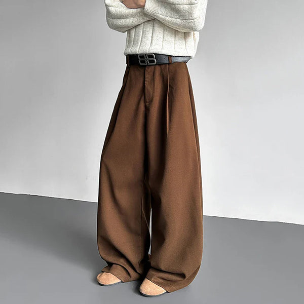 Heavy Fold Loose Trousers