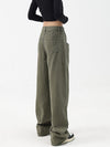 Forest Column High-Rise Trousers