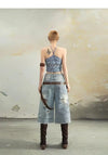 Heritage Torn Easy Cut Wide Jeans