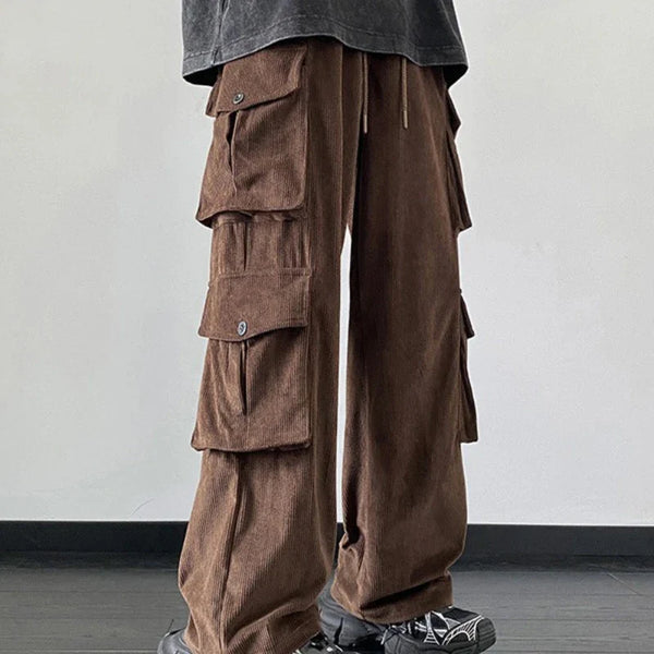 Versatile All-American Chic Multi-Pocket Pants alternatif görünüm
