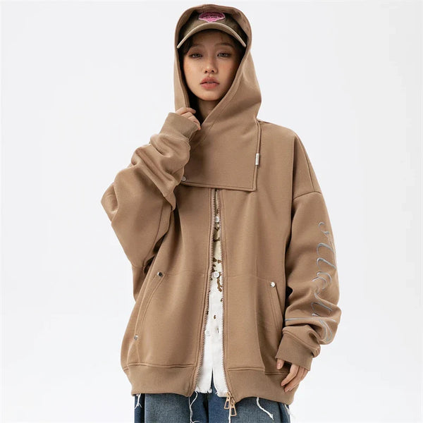 Women's Cozy Fortress Zip-Up Sweatshirt alternatif görünüm