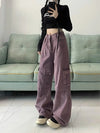 Purple Classic Bib Denim