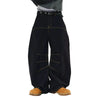 Metro Spliced Bell Leg Relaxed Denim