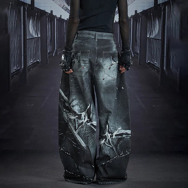 Metro High Quality Personalized 3D Printed Denim alternatif görünüm