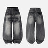 Heritage Lightning Pattern Relaxed Relaxed Denim