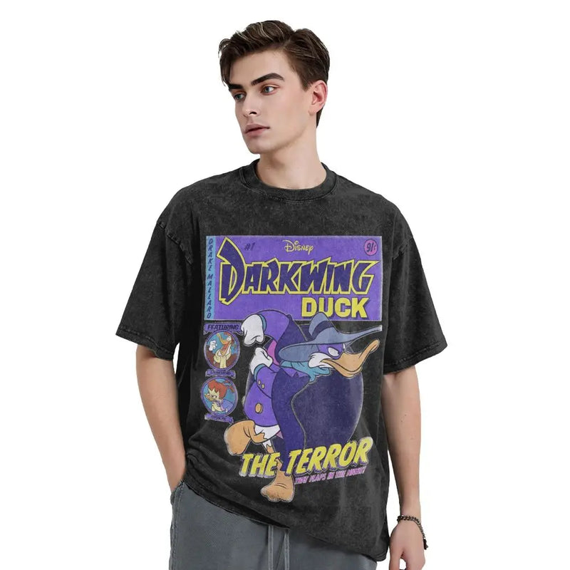 Darkwing Duck Old School Acid-Rinsed Cotton T-Shirt