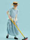Boho Hem Ruffle Blue Light T-Shirt