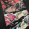 Neon Cel-Shaded Face-Off T-Shirt