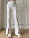 Slim Flare High-Rise Trousers