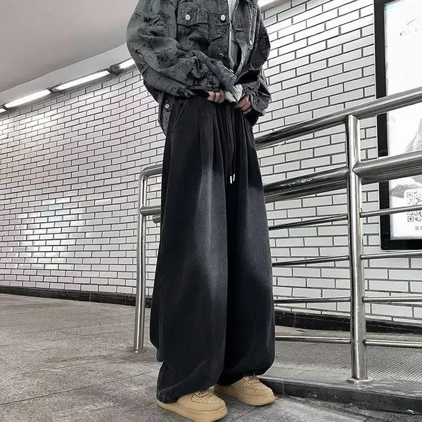 2000s Faded Easy Cut Western Style Denim alternatif görünüm