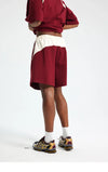 Quilt Stripe Oversized Shorts