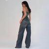 Vintage Yüksek Bel Jean Pantolon, kombin görünüm — Navra Wear