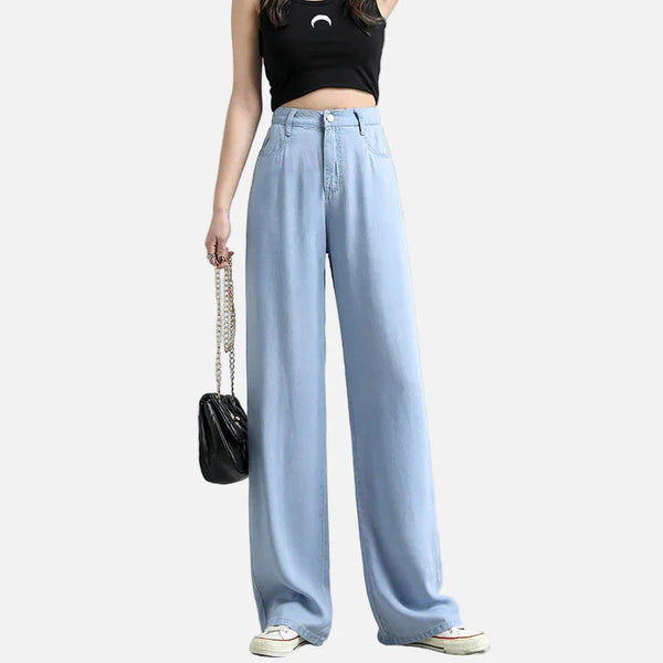 Fashionable Soft Bell Leg Relaxed Denim