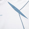 Print Checkered-Flag Print Fragment Oversized Cotton T-Shirt