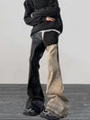 Faded Detail Mosaic Relaxed Bell Denim
