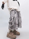 Heritage Metro Torn Hole Denim Shorts