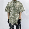 Fringe Panel Summer Short Sleeve Top