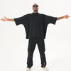 Hop Hip Cropped Boxy Black T-Shirt