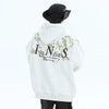 Embossed Flower Vine Velvet Sweatshirt