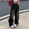 Bol Kesim Jean Pantolon, model üzerinde — Navra Wear