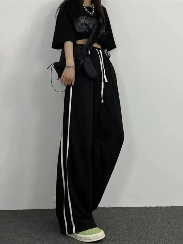 Stripe High-Rise Vintage Trousers