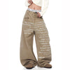Premium Metro Khaki Relaxed Bell Leg Denim