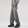 2000s Link Decoration Bell Leg Denim