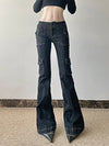 Studded Stellar Mosaic Denim Utility Denim