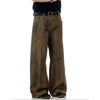 Rusty Bell-Leg Mid-waist Denim