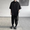 Oversize Çiçek Desenli Gömlek, yakın çekim — Navra Wear