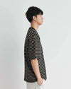 Millennium Men's Iced Comfortable Multi-Stripe Short Sleeve T-Shirt
