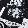 Tokyo Print Short Sleeve Button Top