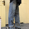 Flame Print Denim