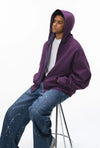 Ekose Oversize Sweatshirt, stil görünüm — Navra Wear