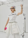 Chic Bow Cotton Midriff T-Shirt