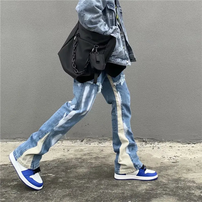 Easy Sleek Mosaic Bell Blue Denim