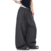 Wide Leg Gotik Baskılı Jogger, arka görünüm — Navra Wear