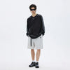 Durable Washed-Out Hip Hop Stripe Long Sleeve T-Shirt