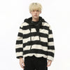 Striped Fluffy Sweatshirt