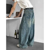 Relaxed Bell Leg Urban Dance Denim