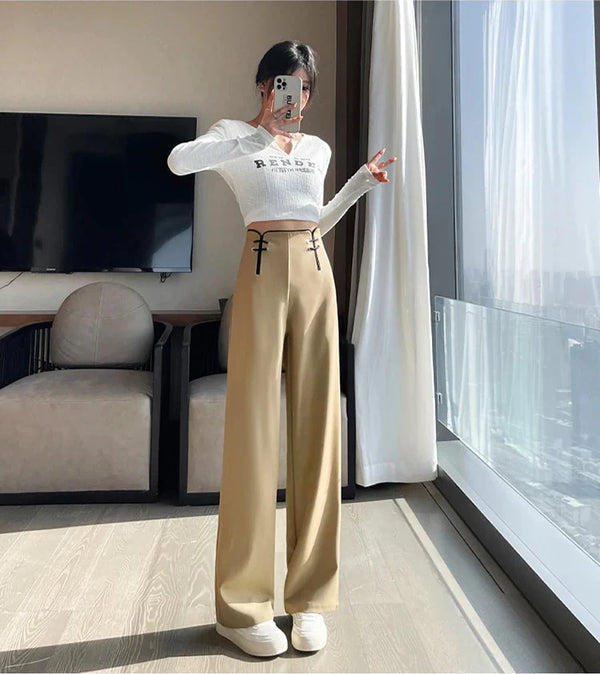 Eastern High-Rise Solid Trousers alternatif görünüm