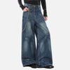 Versatile Slimming Western Style Torn Denim