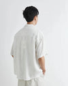 K-Style Easy Button-Down Casual Top
