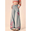 Heritage Butterfly Stitched Spring Denim