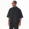 Hop Hip Cropped Boxy Black T-Shirt