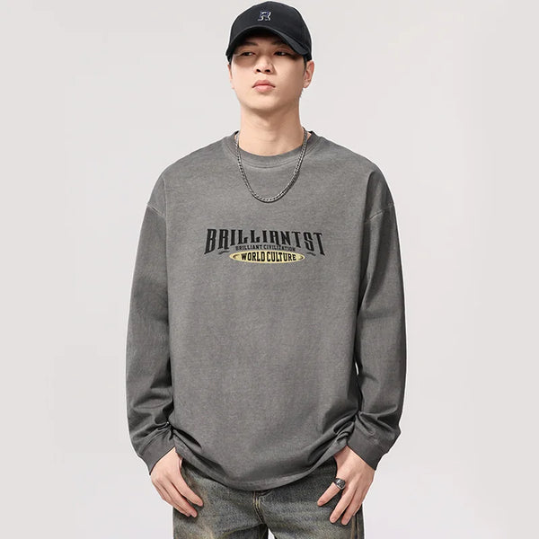 Lightweight Oversize Laid-Back Laid-Back Long Sleeve T-Shirt