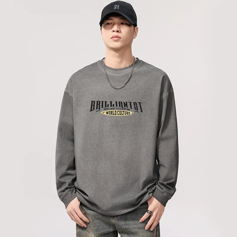 Lightweight Oversize Laid-Back Laid-Back Long Sleeve T-Shirt