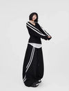 Black Lace Leisure Trousers